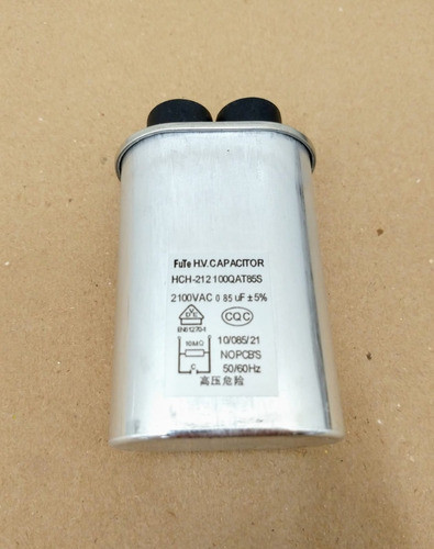 Capacitor Micro Ondas 0,85uf 2100v Alta Tensão - Novo + N.f. 1