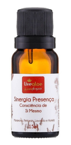Sinergia Natural Presença 15ml  Livealoe Livealoe 0