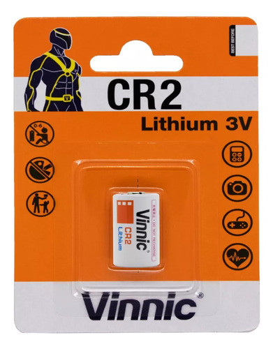 Pila Cr2 Vinnic Lithium 3v Bateria Camara Alarma Sensor 0