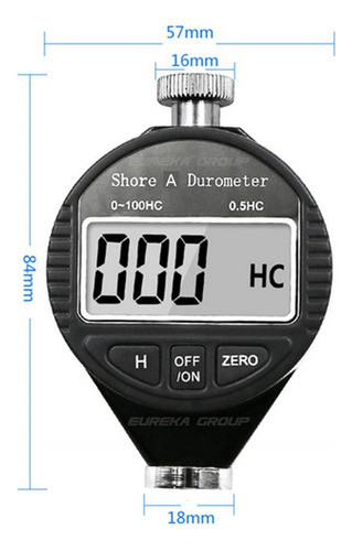 Medidor Durometro Digital Portatil Shore A Dureza Neumaticos 1