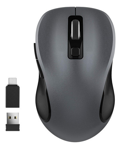 Wisfox  Mouse Inalmbrico De 2.4g Para Porttil, Mouse Ergonmi 0