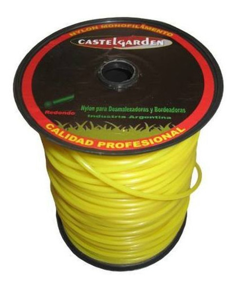 Rollo Tanza Redonda Desmalezadora 3.3 Mm 1 Kg Castel Garden 0