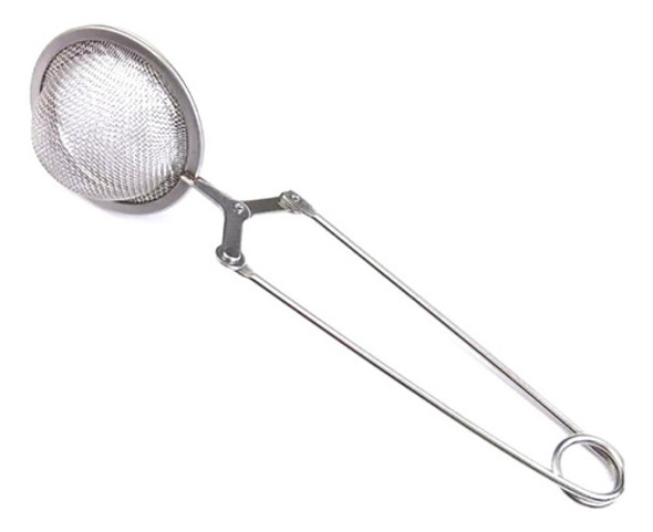 Infusor Pinza Colador 4,5 Cm Para Té De Acero Inoxidable 0