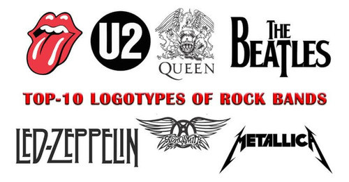 Pack Vectores Logos Bandas Rock Internacional Sublimar 1