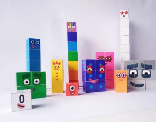Numberblocks De Madera Imantados 1