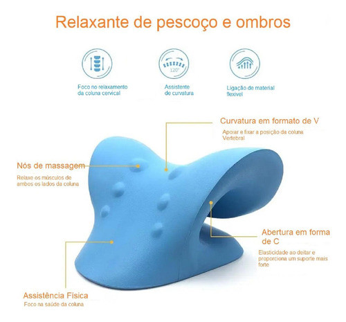 Nuvem De Pescoço Corretor De Postura Tração Cervical 1