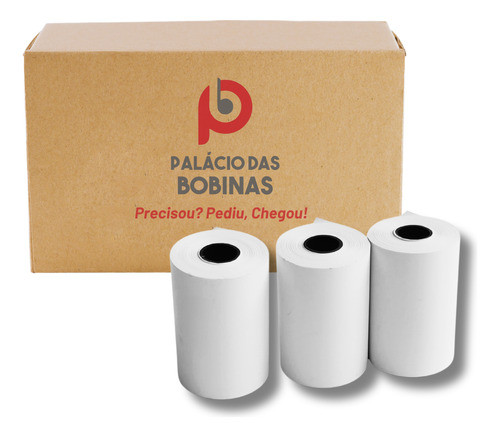 100 Bobina Térmica 58x15 58mm X 15 Metros 125 Un Maquininha 1