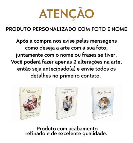 Álbum Arte C/ Sua Foto Personalizado Para 50 Fotos 10x15 1