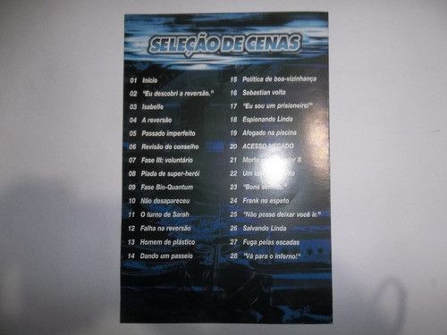 Revista Dvd O Homem Sem Sombra Encarte Do Dvd 1