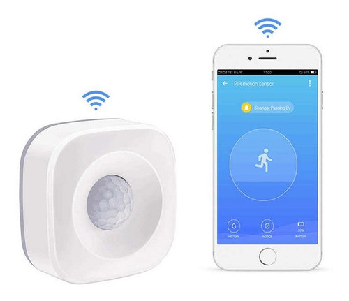 Sensor De Movimiento Pir Tuya Smart Ts001pir Wifi App 0