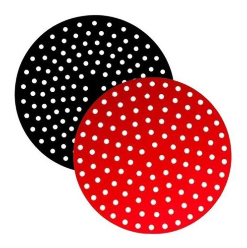 Tapete De Silicone Para Air Fryer Antiaderente Reutilizável 0