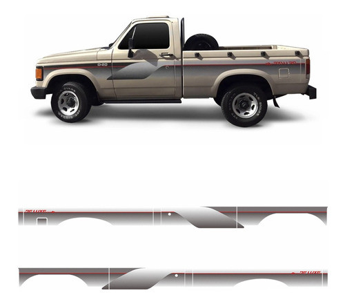 Faixa Porta Caminhão Chevrolet D20 1994 Cab. Simples 0