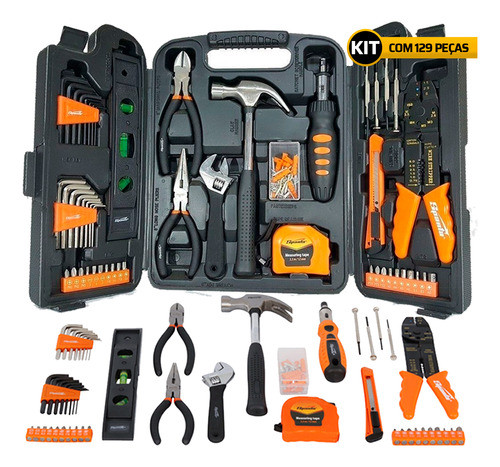 Jogo Kit De Ferramenta 129 Peças Sparta 0