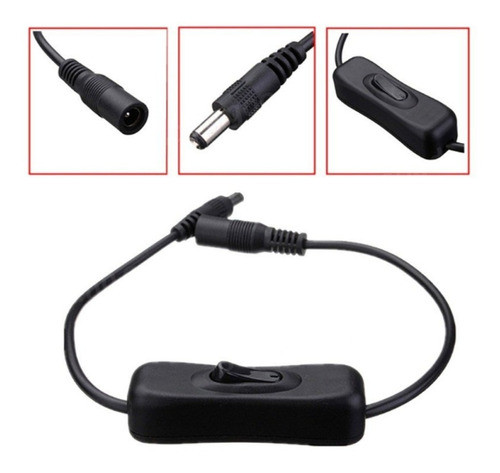 Cable Con Interruptor Para Tira De Led On - Off 1