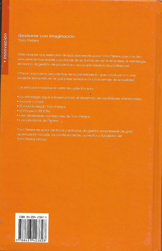 Gestionar Con Imaginacion - Tom Peters- Lideres Del Managemt 1