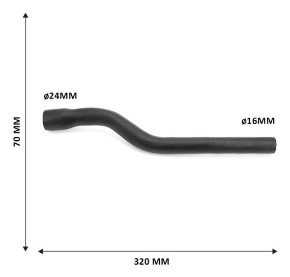 Caño Calefaccion Entrada Agua Aire Caliente Santana Passat 1