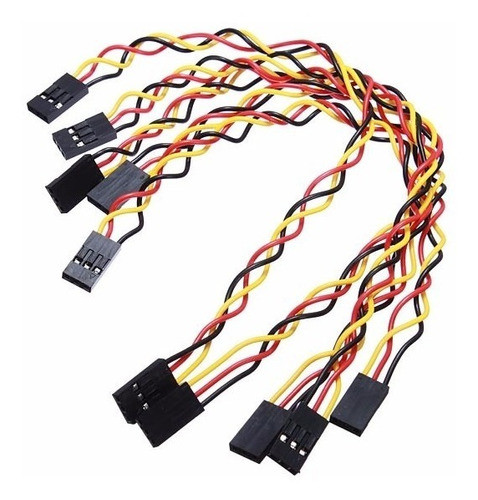 Cable Hembra Hembra 3 Pines 20cm 2.54mm Arduino Jumper Wire 0