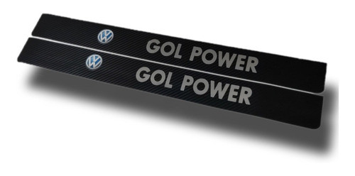 Protector Cubre Zócalo Carbono Vw Gol Power 3ptas Env Grat 0