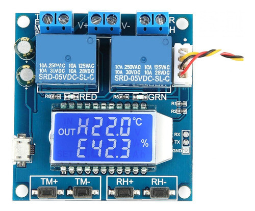 Termostato Higrostato Digital Control Humedad Y Temperatura 1