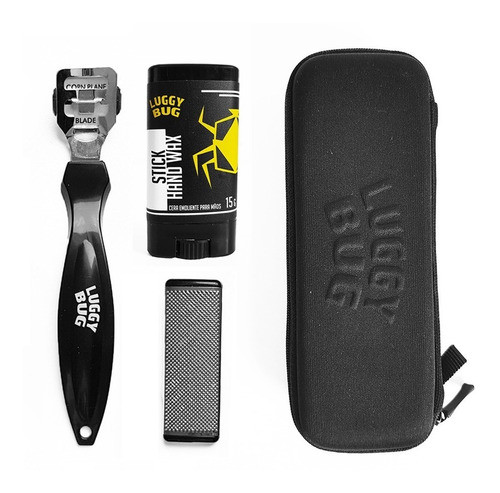 Kit Removedor De Calos + Cera Stick + Estojo Luggy Bug 0