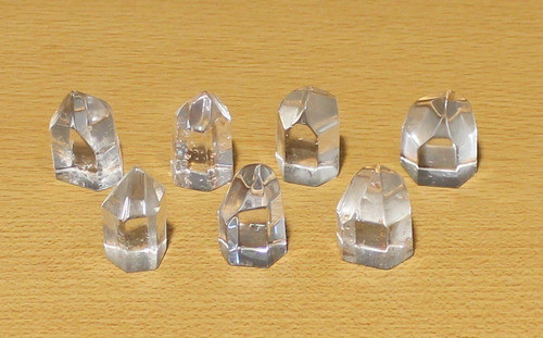 Puntas Cuarzo Cristal Tameana Base Plana - 3,0 Cms X 2 Unid. 0