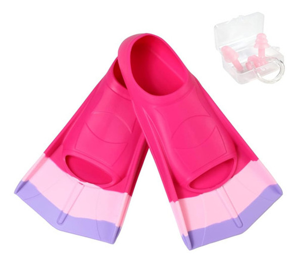 Nabegum Kids Swim Fins, Aletas De Silicona Suave Para Nadar 0