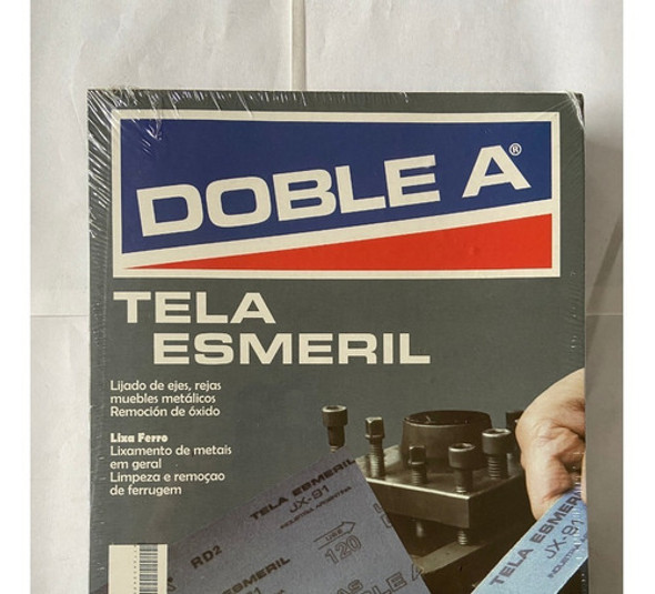 Lijas Doble A Grano 60 Tela Esmeril Jx-91 21x26cm 25 Hojas 1