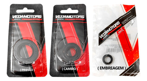Retentor Pinhão + Cambio + Embreagem Honda Cbx 250 / Xr 250 0