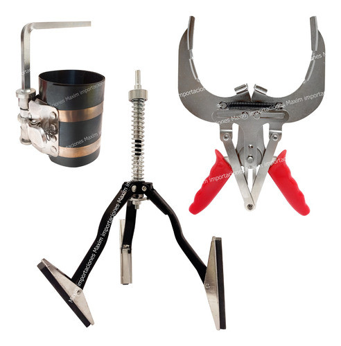 Bruñidor Cilindros 50-178mm + Pinza + Prensa Aros | Eurotech 0