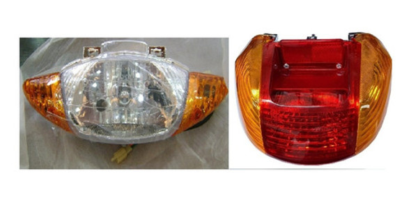 Optica Delantera Y Farol Trasero Honda Biz 105 0