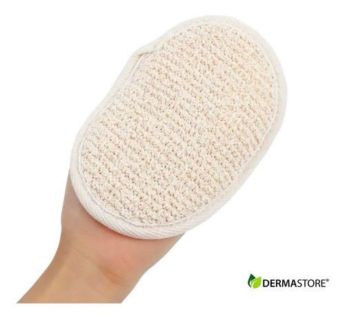 Manopla De Lino Exfoliante Corporal Elimina Celulas Muertas 1
