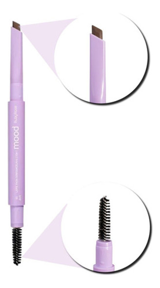 Lápis Para Sobrancelhas Ruby Rose Mood 03 Dark Hb-521-3 0