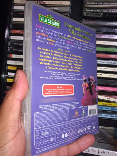 Cantando Com Vila Sésamo - Dvd Original 1