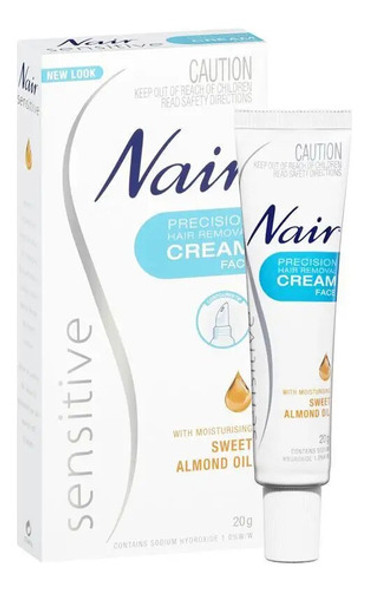 Creme De Remoção De Pelos Faciais Australia Nair Precision D 1