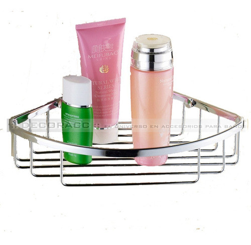 Organizador  Esquinero De Bañera Acero Inoxidable Decoracc® 1