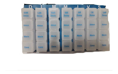 Pastillero Semanal 4 Dosis Diaria 0