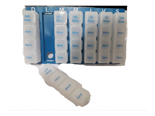 Pastillero Semanal 4 Dosis Diaria 1