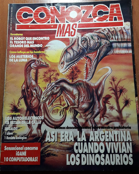 Revista Conozca Mas N°43  Año 1992  Dinosaurios 0