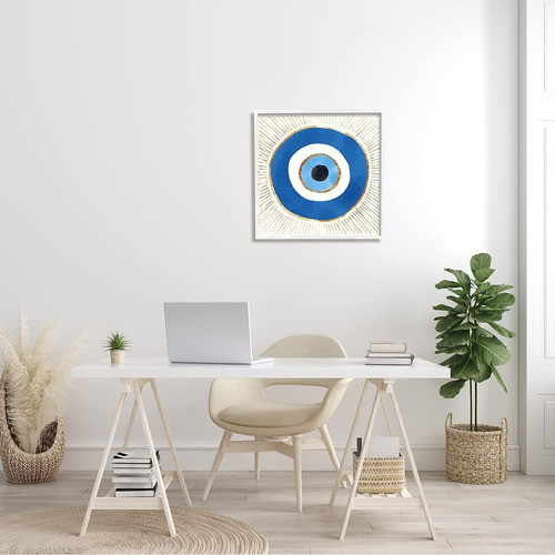 Stupell Industries Evil Eye Symbol Rayed Rays Framed Wall Ar 1