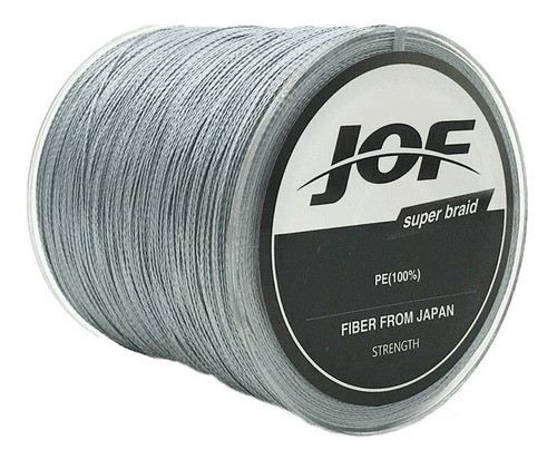 Linha Pesca Multifilamento Jof 300 Metros 0.28mm 40 Lb Cinza 0