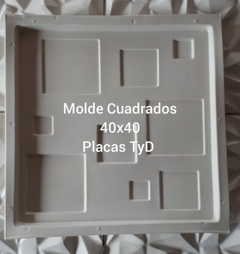 Molde Para Placas Antihumedad Cuadrados De 39cm X 39cm 0