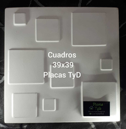 Molde Para Placas Antihumedad Cuadrados De 39cm X 39cm 1