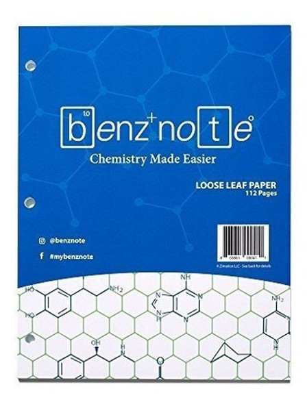 Benznote 112 Hojas De Carpeta A4 Para Quimica Organica Xsr 0 Benznote 112 Hojas De Carpeta A4 Para Quimica Organica Xsr 0