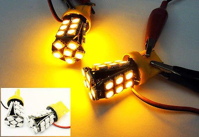 2 X 7440 7441 Ámbar 24 Smd Led Cola Luz 992 7443 T20 No Erro 1