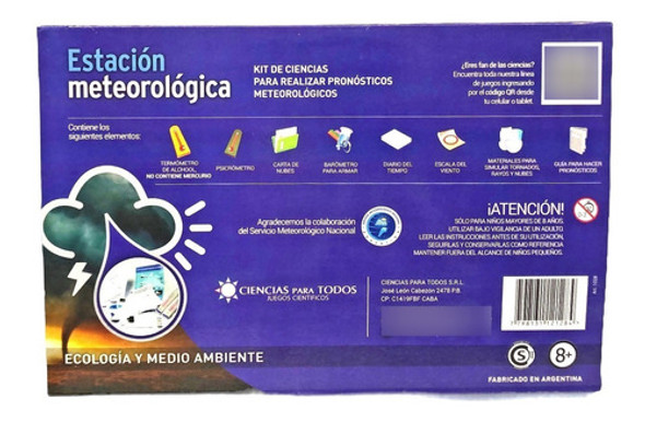 Estacion Meteorologica Kit De Ciencias Didactico Cpt 1028 1