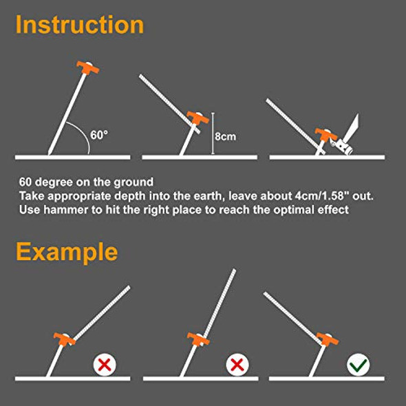 Abccanopy Carpa Estacas Clavijas Estacas De Jardín, 10 Pieza 1