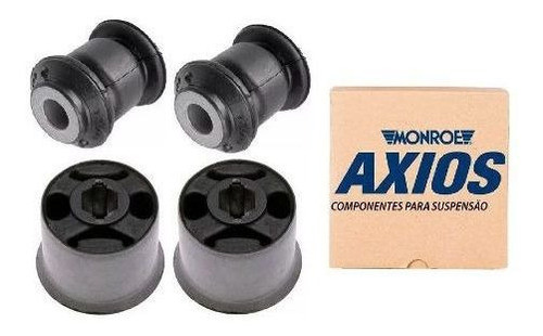 Kit 4 Bucha Bandeja Dianteira Polo 2010 2011 Original Axios 0