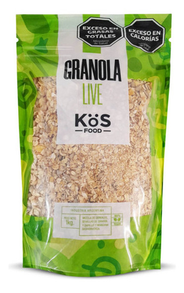Granola Live Kos Food Semillas Cereales Apto Veganos 1kg 0 Granola Live Kos Food Semillas Cereales Apto Veganos 1kg 0