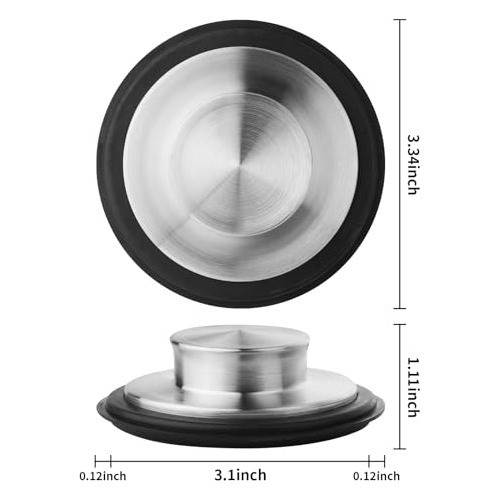 Tapon De Drenaje Para Bacha De Cocina Acero Inoxidable 1