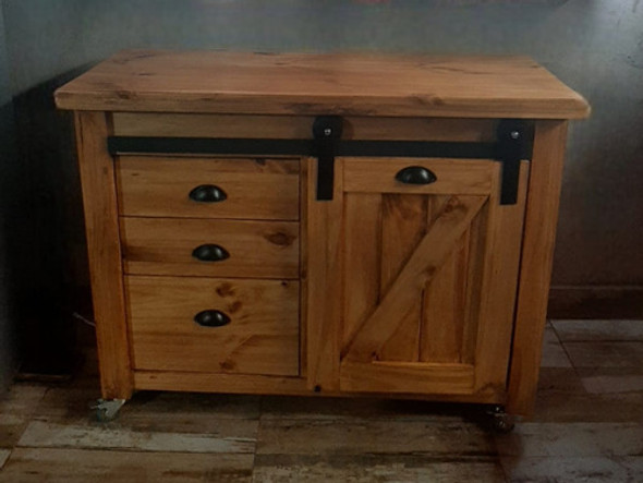 Mesa Auxiliar Quesera Estilo Campo Artesanal 0